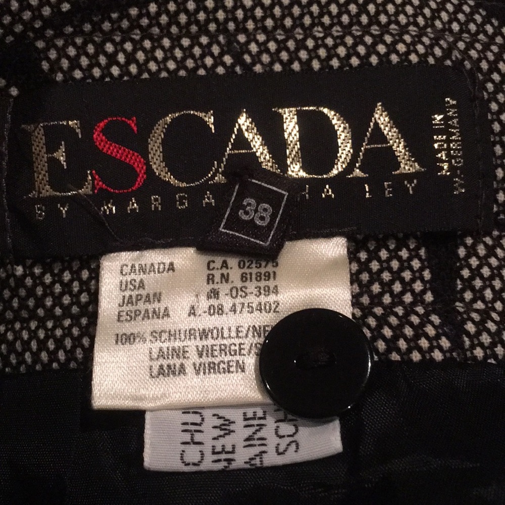 ESCADA fitted printed pencil skirt - Picture 5 of 5